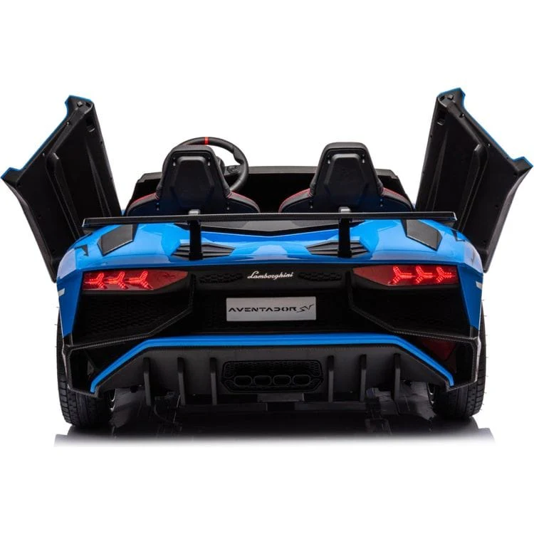24V Lamborghini Aventador 2 Seater Ride on Car - Blue - Image 4
