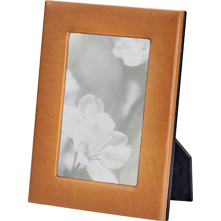 4" x 6" Leather Studio Frame - Tan - Image 3