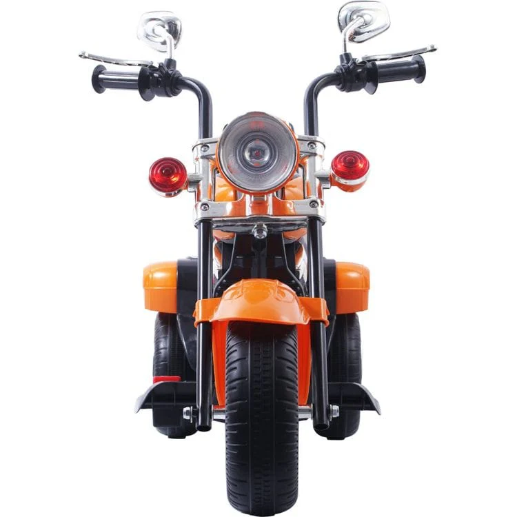 6V Freddo Toys Chopper Style Ride On Trike - Orange - Image 3