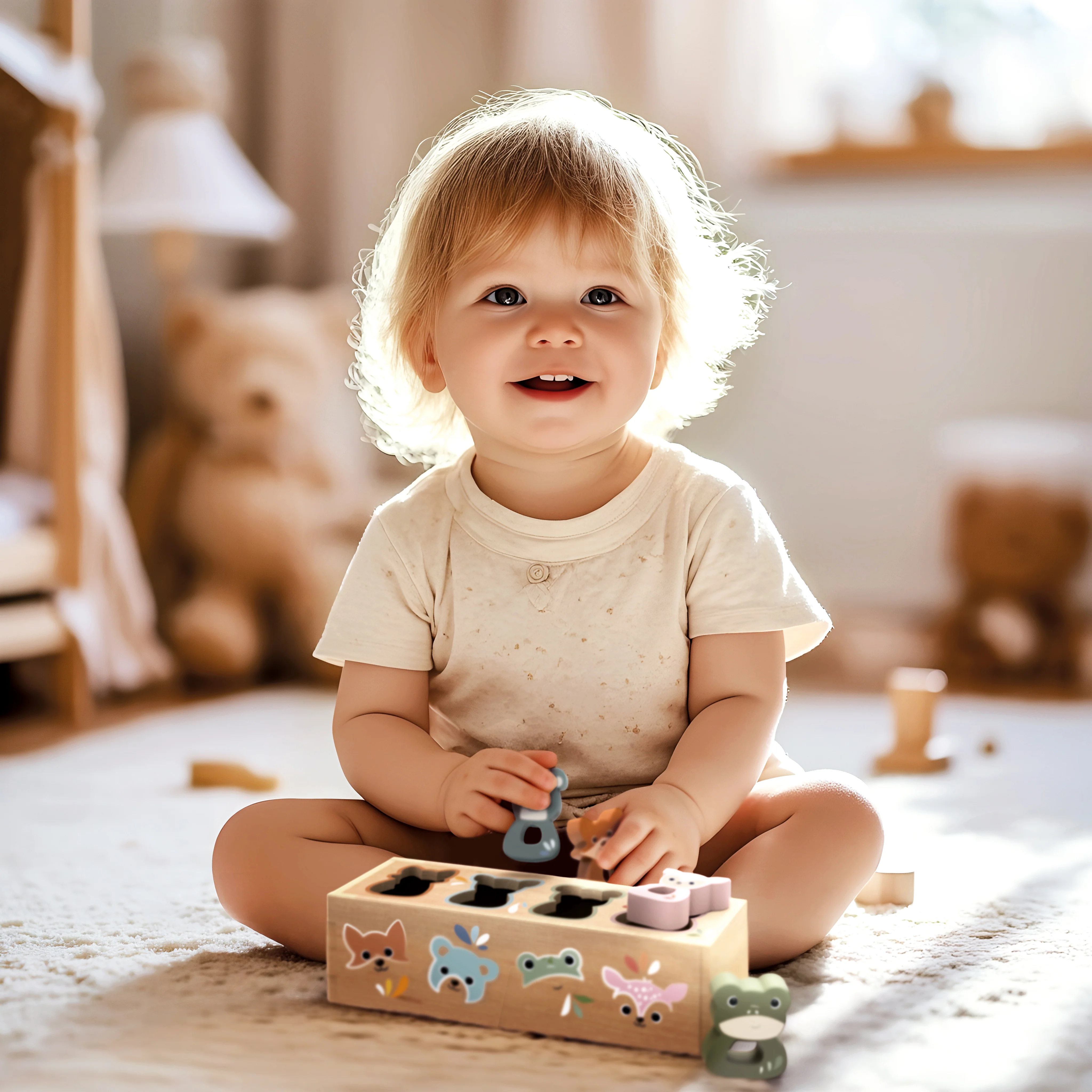 Animal Shape Sorter Box - Image 2