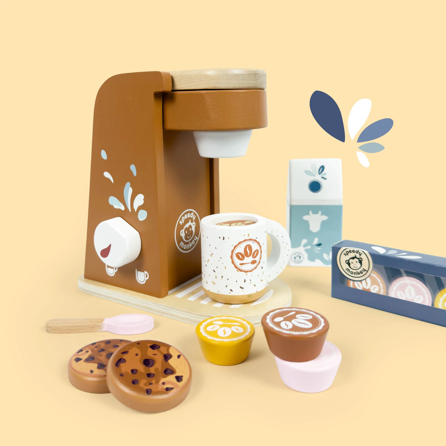 Toy Wood Coffee Machine - Image 3