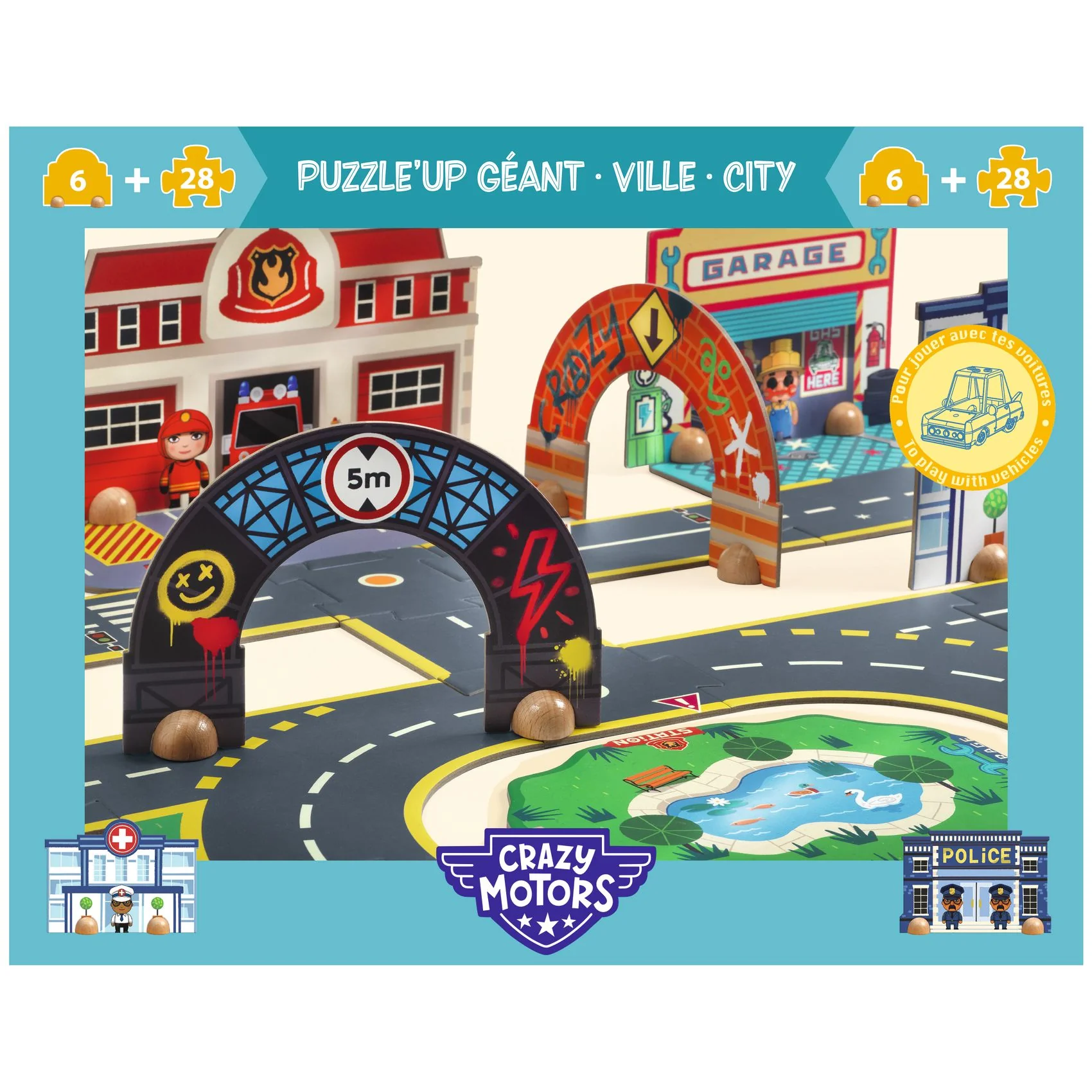 Crazy Motors Puzzle'Up Ville - Image 20