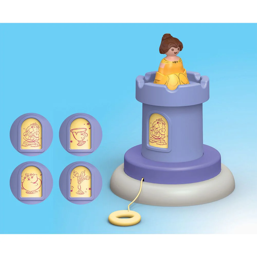Playmobil Junior & Disney: Belle's Play Tower with Sound Playset - Image 2