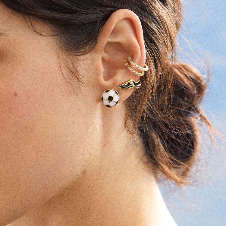 Just For Kicks Soccer Earring Set - Image 2