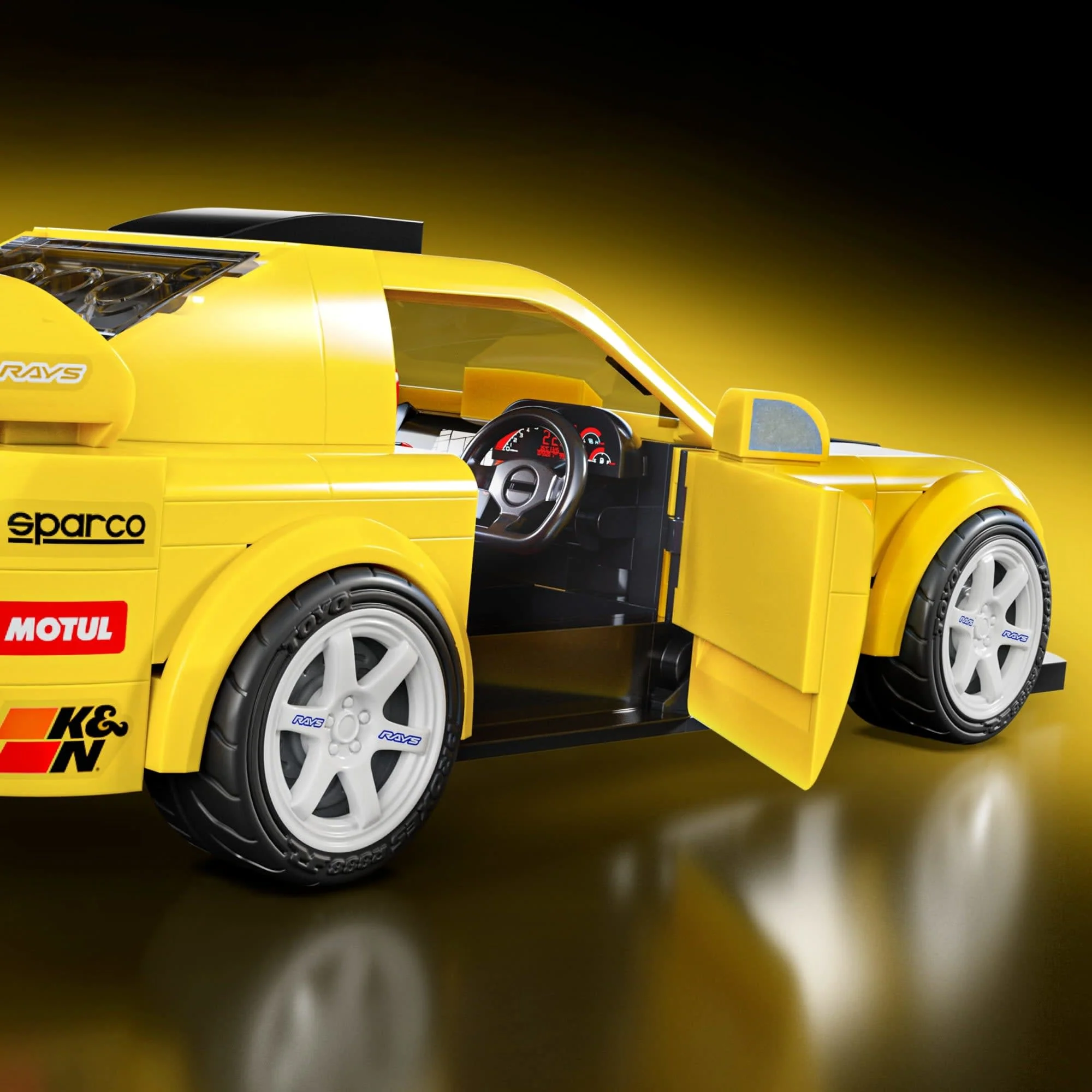 Mattel Brick Shop Hot Wheels ’07 Honda S2000 Building Set - Image 5
