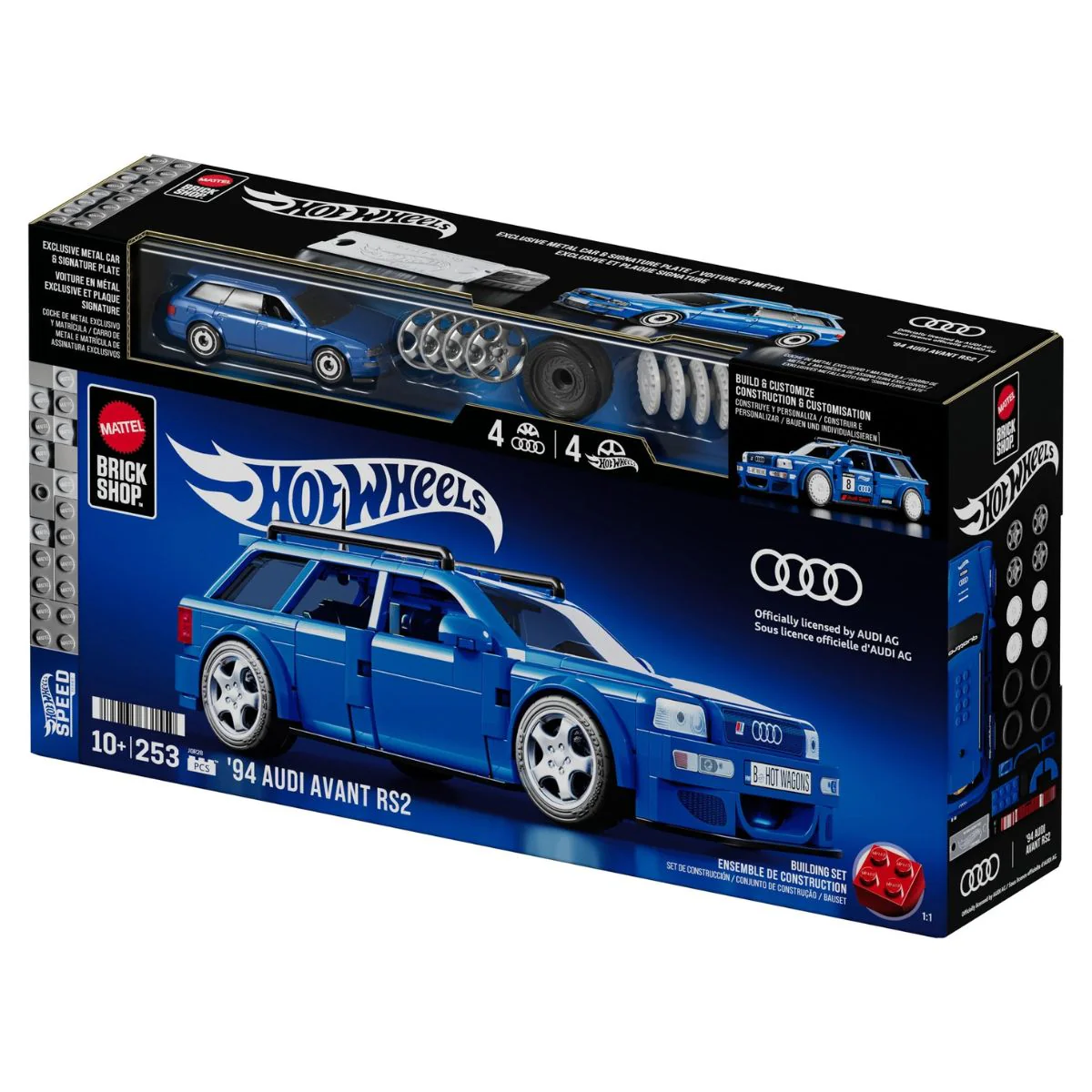 Mattel Brick Shop Hot Wheels ’94 Audi Avant RS2 - Image 7