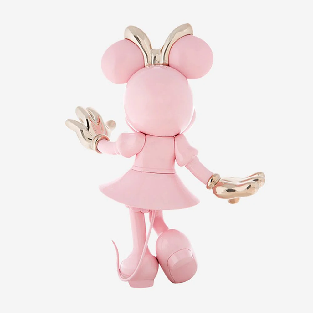 Minnie Mouse 12" Welcome Studio Figurine - Pastel Pink & Rose Gold - Image 7