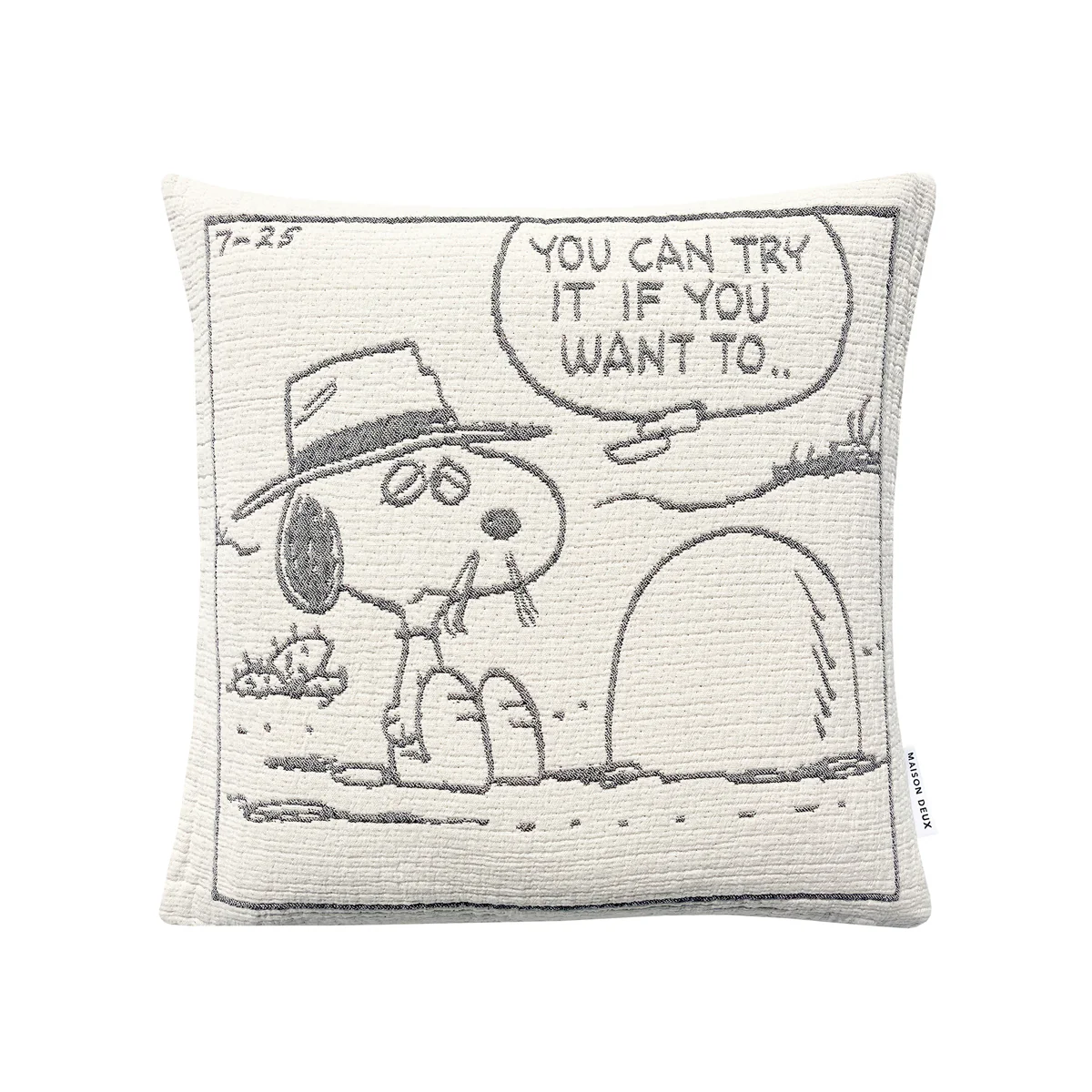 Peanuts Cushion Cover - Rock