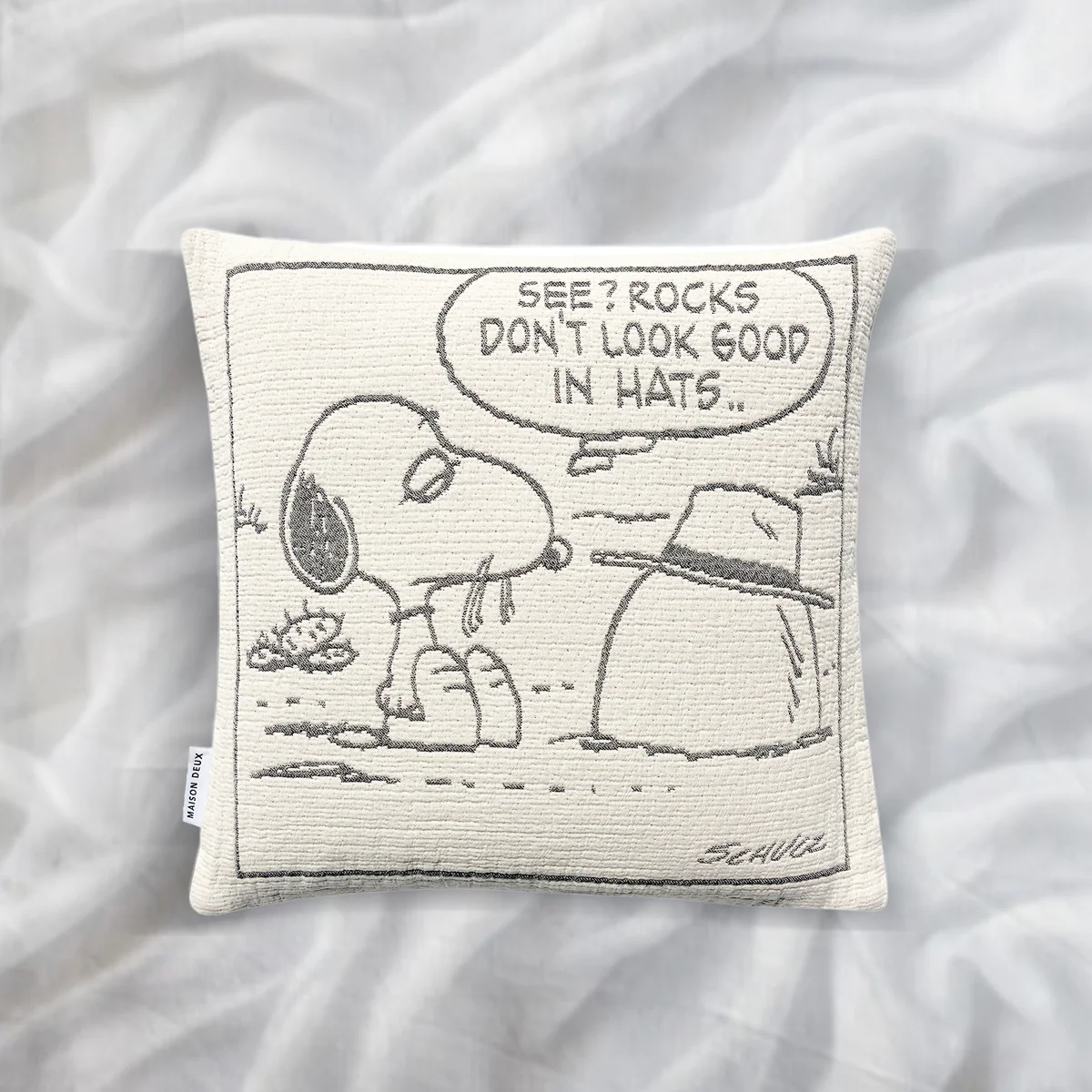 Peanuts Cushion Cover - Rock - Image 2
