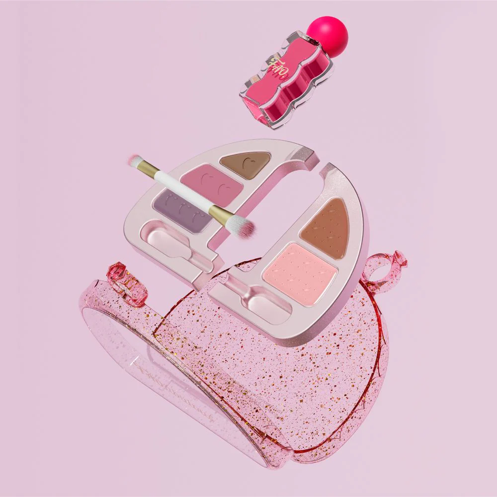 Shimmer & Shadow 7-Piece Cosmetic Set - Image 2