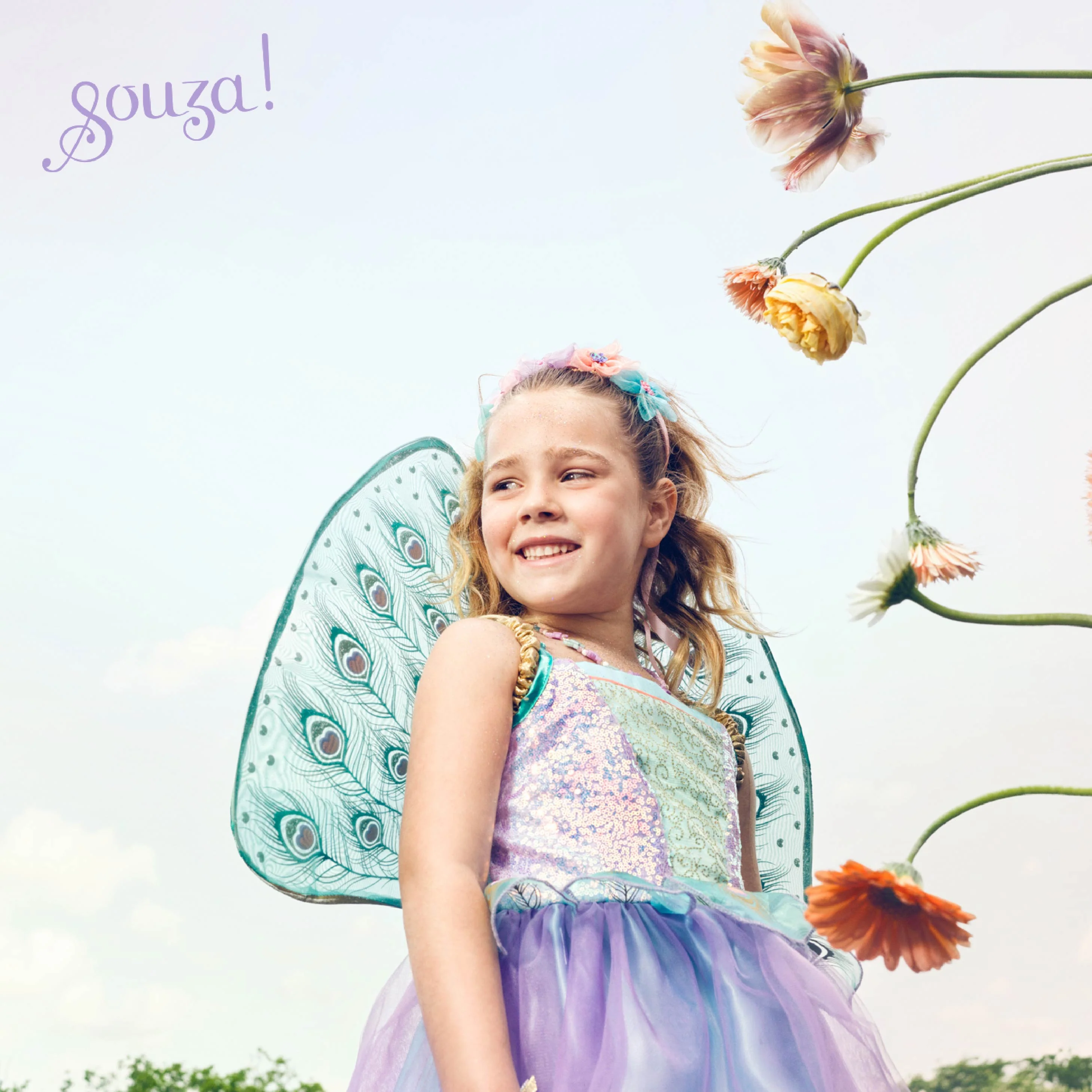 Tamara Fairy Costume Dress & Wings Set - 3-4 Years - Image 2