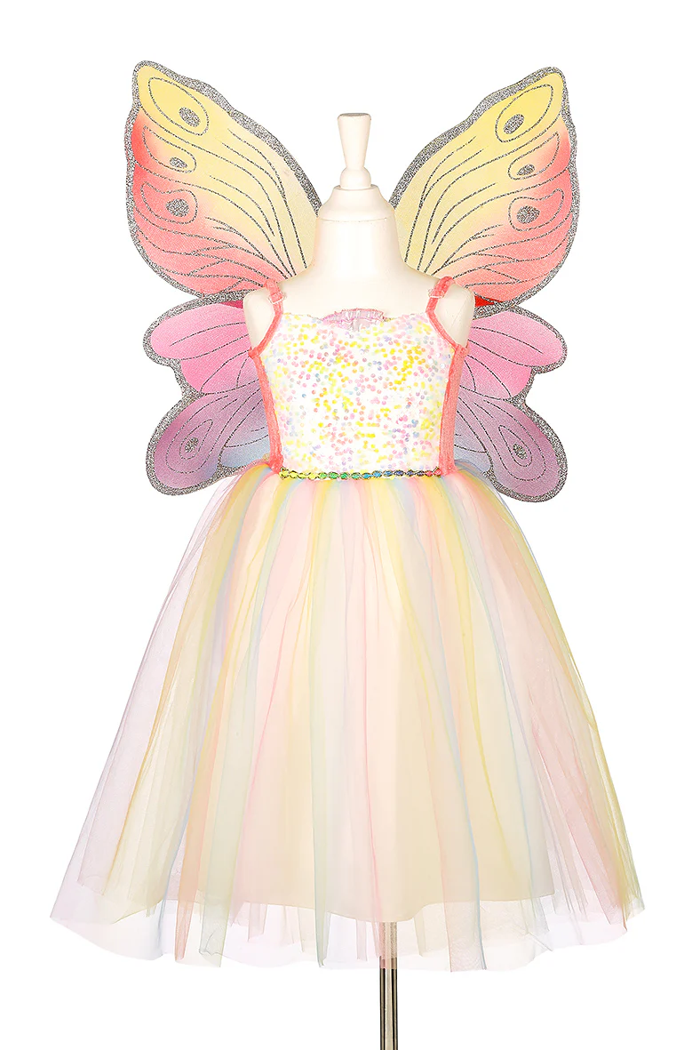 Valerie Fairy Costume Dress & Wings Set - 3-4 Years