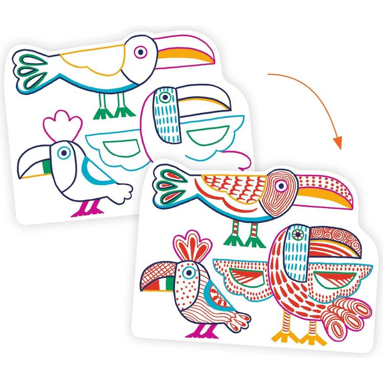 Wild Families Coloring Kit - Image 2
